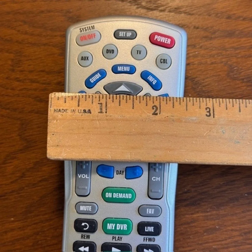 Charter Universal Remote Control 1060BC3-0780-001-R Silver Black